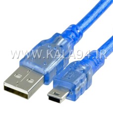 کابل 30 سانتی USB دوربین یا ذوزنقه 5pin مارک KAISER / جنس شیشه ای / ضخیم و مقاوم / تک پک شرکتی